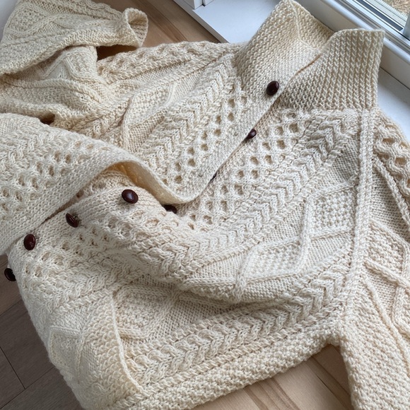 John Molloy Wool Cardigan Sweater - Picture 4 of 14